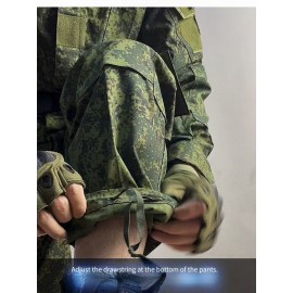 [2pcs ACU Tactical Set] ACU Tactical Set for Men - 2pcs Durable Breathable Little Green Camouflage Uniform, Professional Training Outdoor Workwear