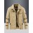 [Lightweight Jacket] Lightweight Nylon Men's Casual Work Jacket | 100% Nylon, 600 Grams, Multi-Pocket Button Design, Machine Washable, Suitable for Outdoor Use in Spring And Autumn with a Collar