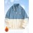 Men'S Casual Geometric Color Block Fleece Sweatshirt Jacket, Polyester Knit Fabric, Regular Fit, with High Neck and Medium Stretch, for All-Season Pullover